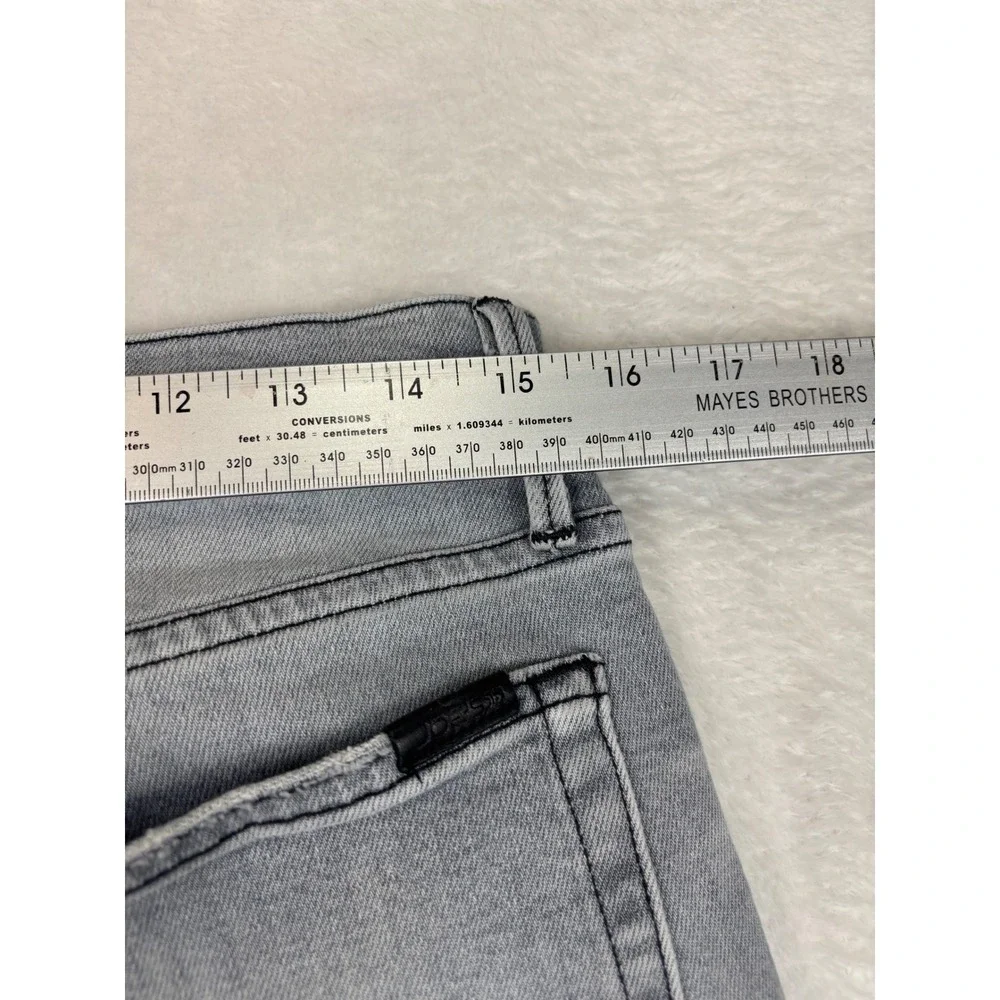 Joes Mens 31x34 Jeans Brixton Slim Straight Distressed Grungy Grey Denim